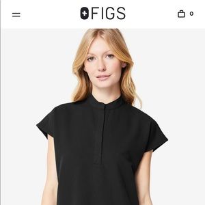 Figs Rafaela Top Black XS Never worn